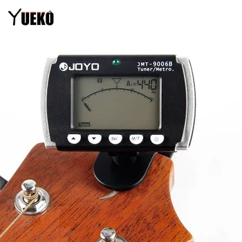 YUEKO Afinador de Guitarra JMT-9006B Digital Clip-on Afinador Metrônomo Afinação Cromática /Guitarra /Baixo /Violino /Cavaquinho