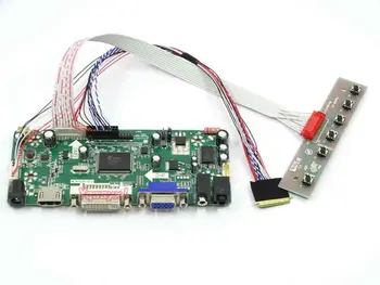 Yqwsyxl Conselho de Controle de Monitor Kit para N156HGE-LG1 HDMI+DVI+VGA ecrã LCD LED de Controlador de Placa de Driver