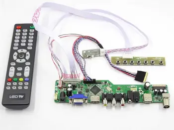 Yqwsyxl Kit para CLAA156WB11A TV+HDMI+VGA+AV+USB ecrã LCD LED de Controlador de Placa de Driver