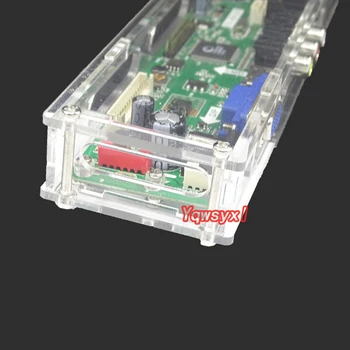 Yqwsyxl para LED/LCD conselho de Controle de Acrílico transparente protetora caixa para V29 V53 V56 V59 SKR 8503 sinal Analógico controlador