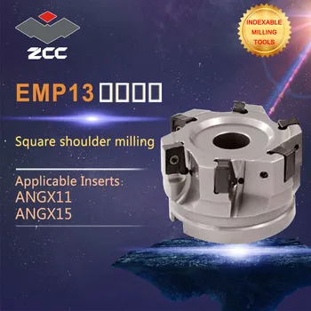 ZCC.CT de fresamento de esquadrejamento fresas EMP13 de alto desempenho de torno CNC, ferramentas de fresamento intercambiável ferramentas