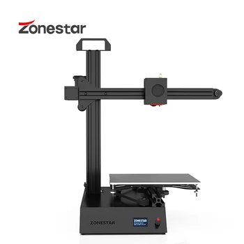 ZONESTAR Portátil de Alta Precisão com Resolução de Fácil Instalação Ultra Silencioso Estudante do Ensino de Primeiro Nível de Entrada Olá Mundo Impressora 3D