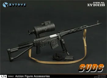 ZYTOYS ZY2012 SVD/SVDS 1/6 Arma Arma de Modelo de Brinquedo Ajuste De 12