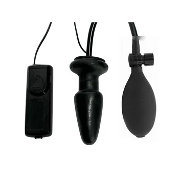 Zoozsex Plug Anal Inflável Dilatador Anal em Silicone Butt Plugs de Brinquedos Sexuais Para o Casal de Adultos Jogo Brinquedo do Sexo Sexo Vibrador Vibrador plug anal