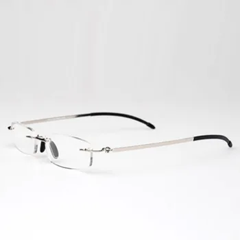 Óculos De Leitura Moda Pequena Slim Portátil Caneta Homens Mulheres Sem Aro Leve Óculos