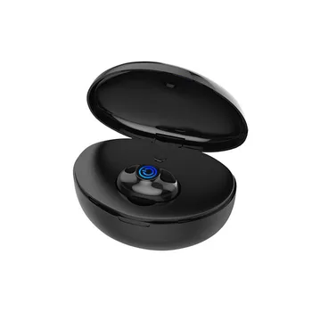 Único Fone de ouvido sem Fio Bluetooth Na orelha de Esportes TWS Fone de Ouvido Estéreo de Sucção Magnético Fone de ouvido Com Compartimento de Carga