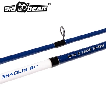 Спиннинговое Vara sibbear Shaolin haste de carbono teste 5-28гр 10-35гр comprimento de 2,1 m 2,4 m 2,7 m de vara de pesca na щуку girando o щук
